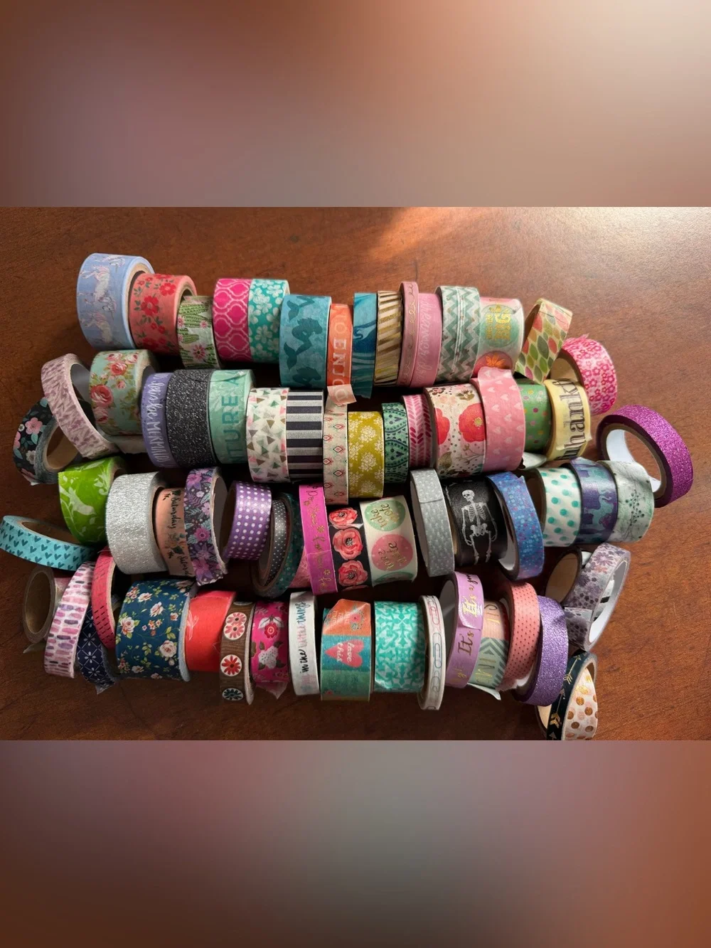 Decorative Washi Tape Assortment - Multicolor  lot with plastic bag